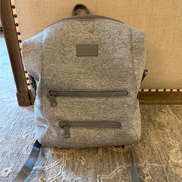 DAGNE DOVER LARGE INDI NEOPRENE DIAPER BACKPACK - HEATHER GREY - Picture 5 of 8